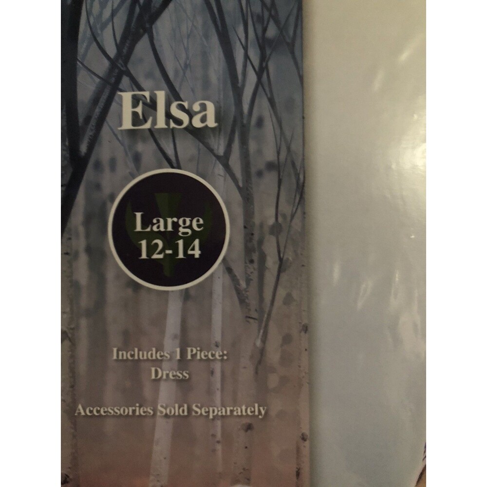 Disney Store Frozen II Elsa Dress Halloween Costume Size L 12-14 Years NWT - Picture 6 of 9